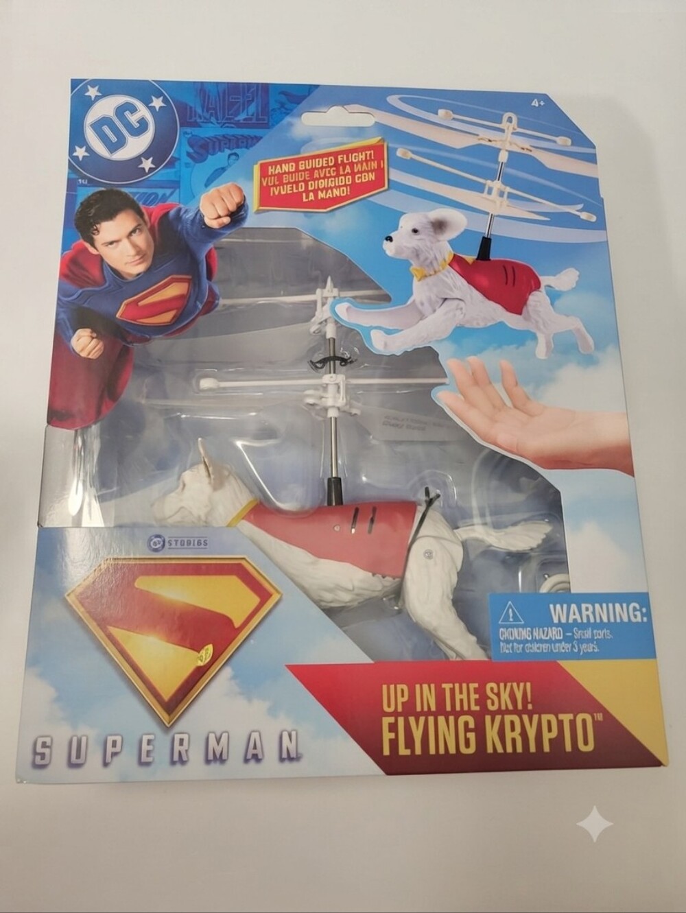 DC Flying Krypto Puppy Action Toy - White and Red